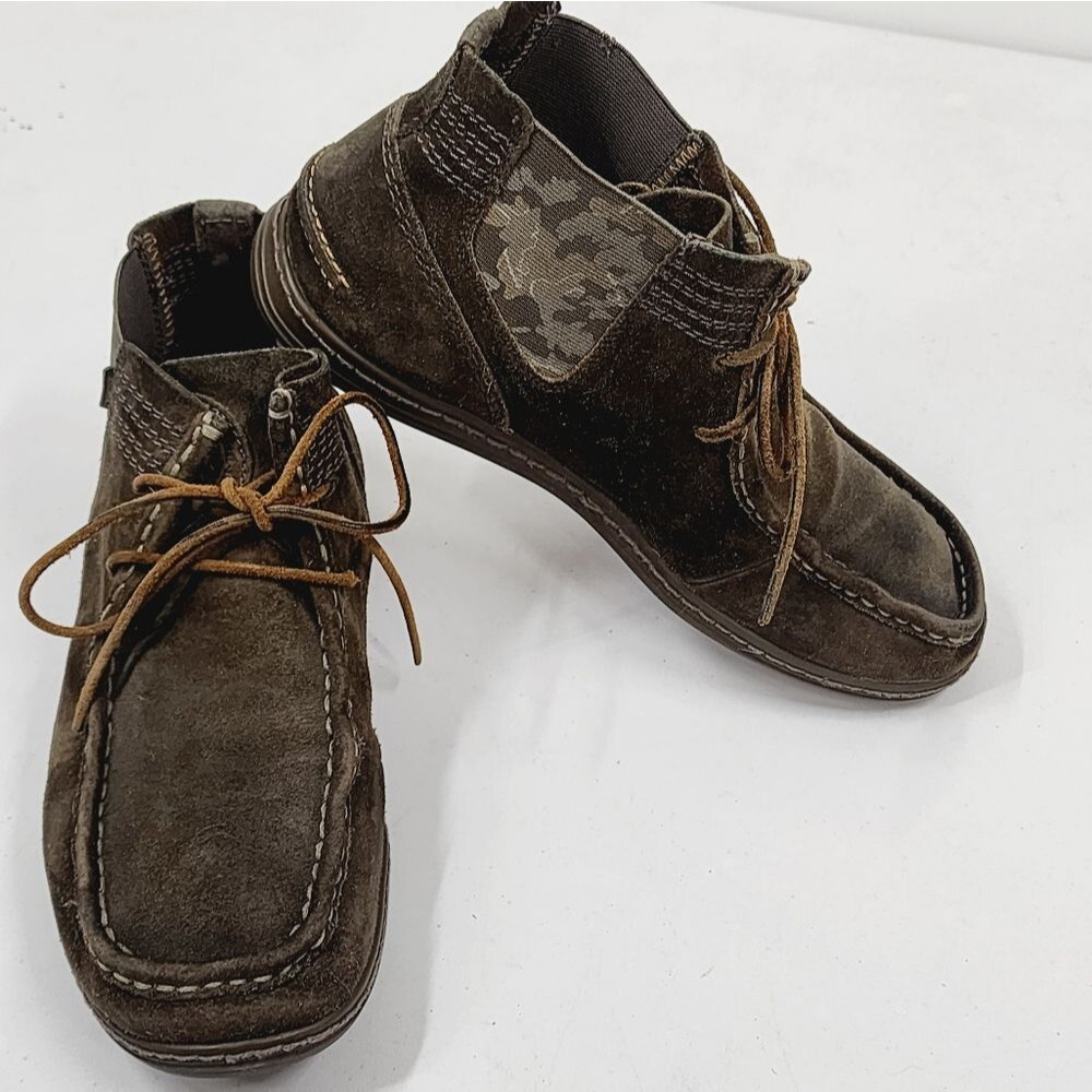 Diesel Bellow Suede Lace Up Chukka Men's Boots Brown Gray 9